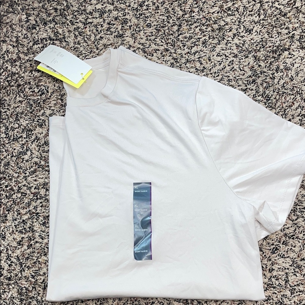 All in Motion White Short Sleeve Tee